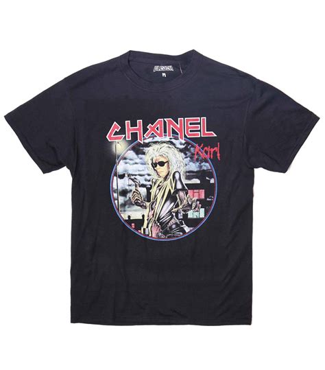 bleached goods chanel print t shirt|The New Cult T.